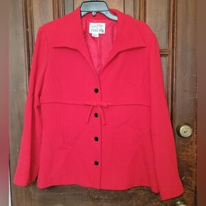 Vintage Rickie Freeman Teri John 2 Piece Skirt/Jacket Set 100% Wool-Medium